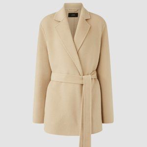 Joseph Cenda belted wool and cashmere-blend coat